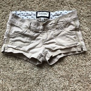 Abercrombie Girls khaki shorts